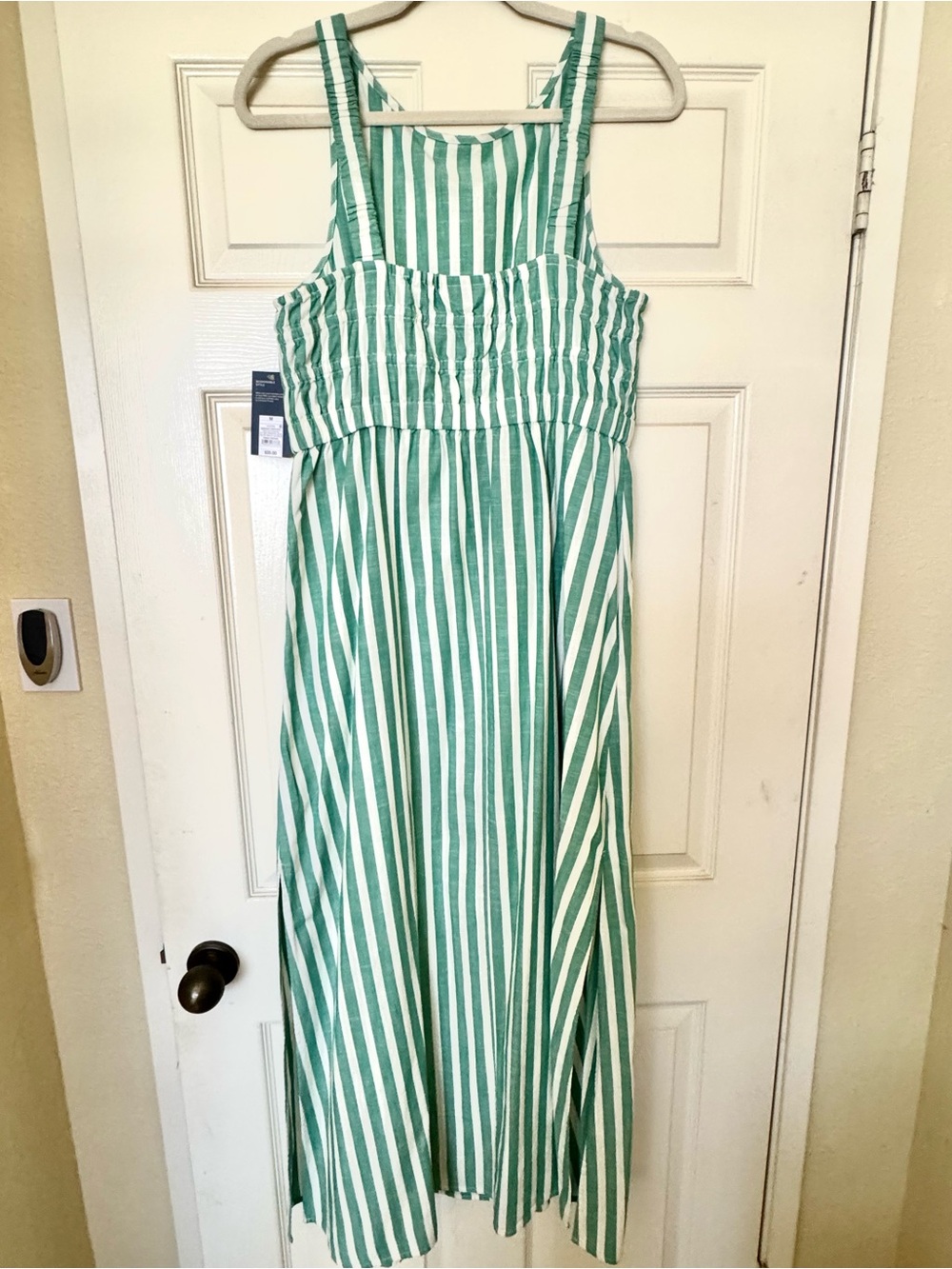 NWT Universal Thread Green Stripe Maxi Dress M - Picture 4 of 15